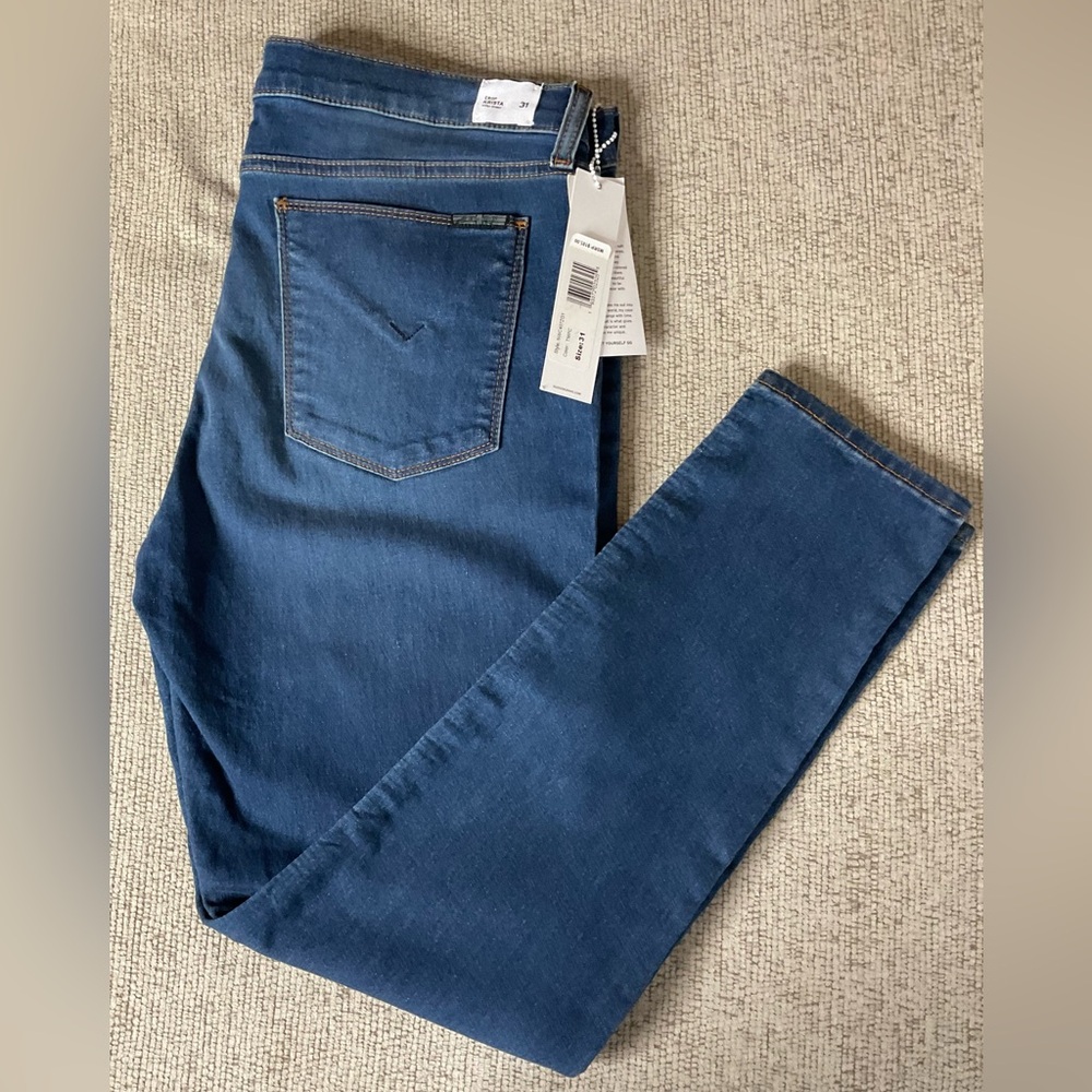 NWT Hudson Women’s Skinny Leg Blue Jeans with 31” Waist (12)